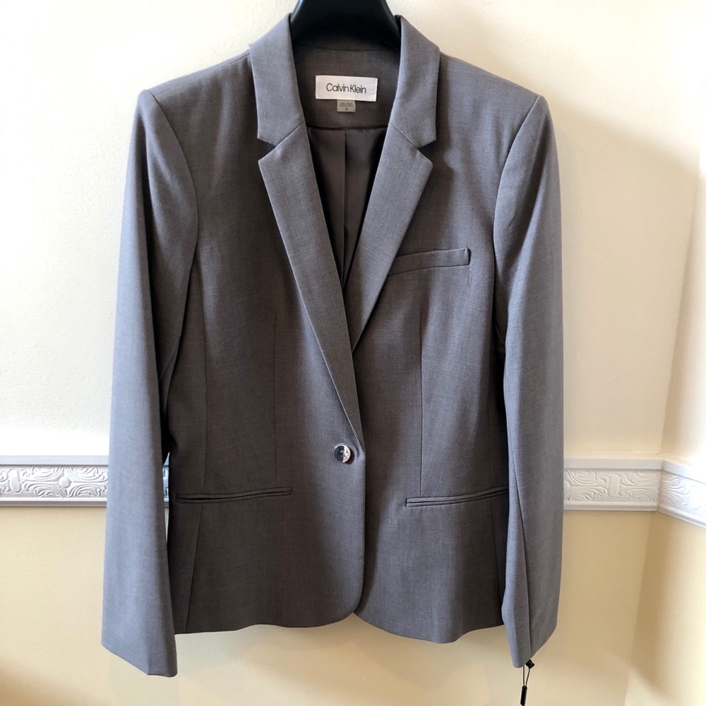 Calvin Klein Grey Blazer